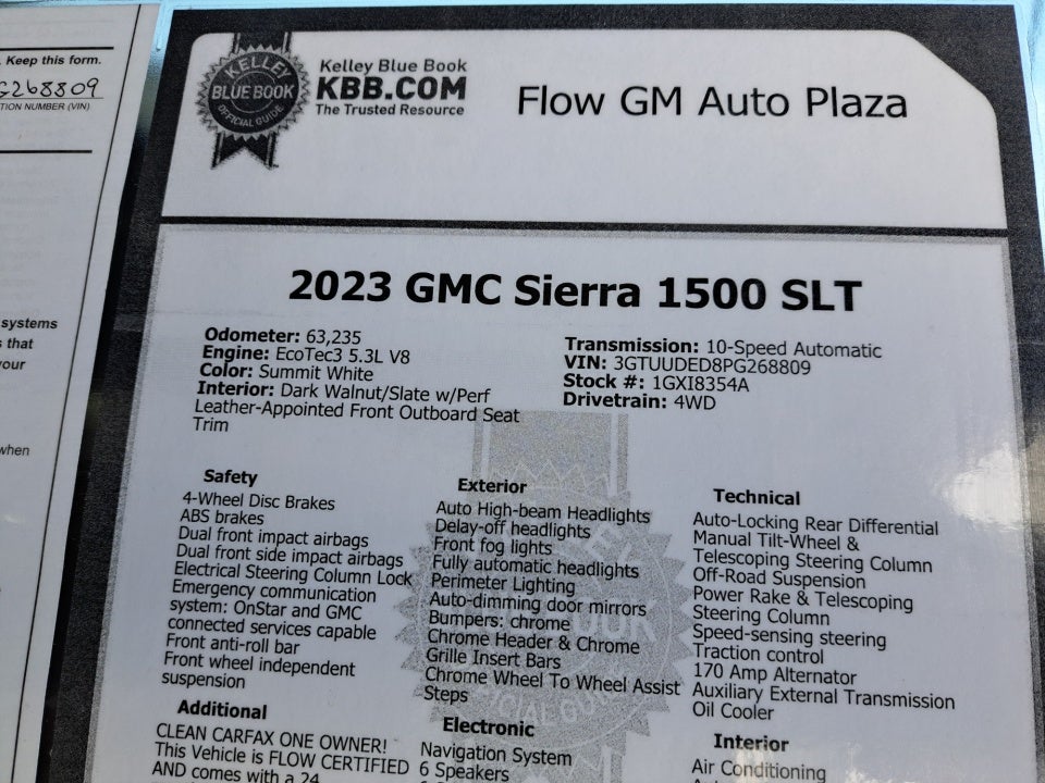 2023 GMC Sierra 1500 4WD Crew Cab Short Box SLT
