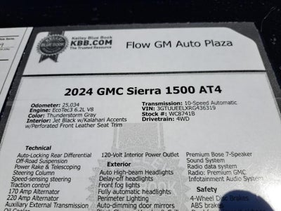2024 GMC Sierra 1500 AT4