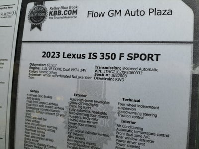 2023 Lexus IS 350 F SPORT