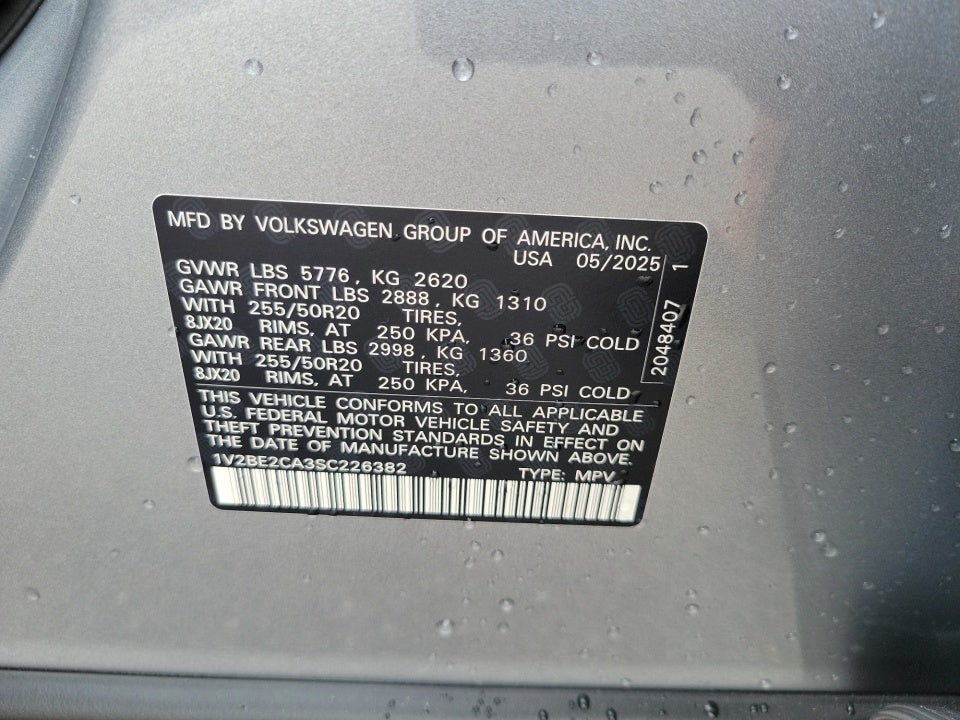 2025 Volkswagen Atlas Cross Sport 2.0T SEL