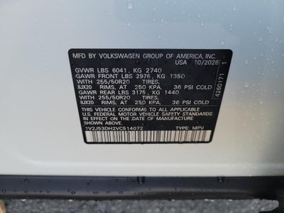 2027 Volkswagen Atlas SE w/Technology