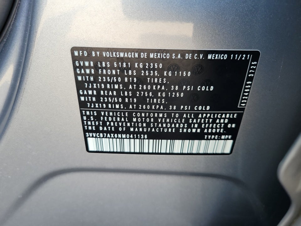 2022 Volkswagen Tiguan 2.0T SE R-Line Black