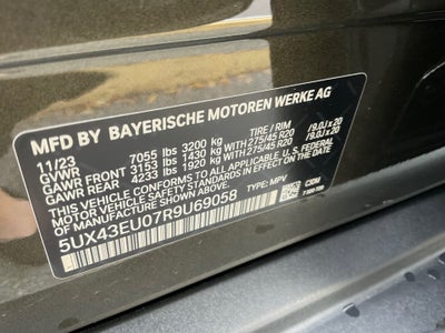 2024 BMW X5 PHEV xDrive50e