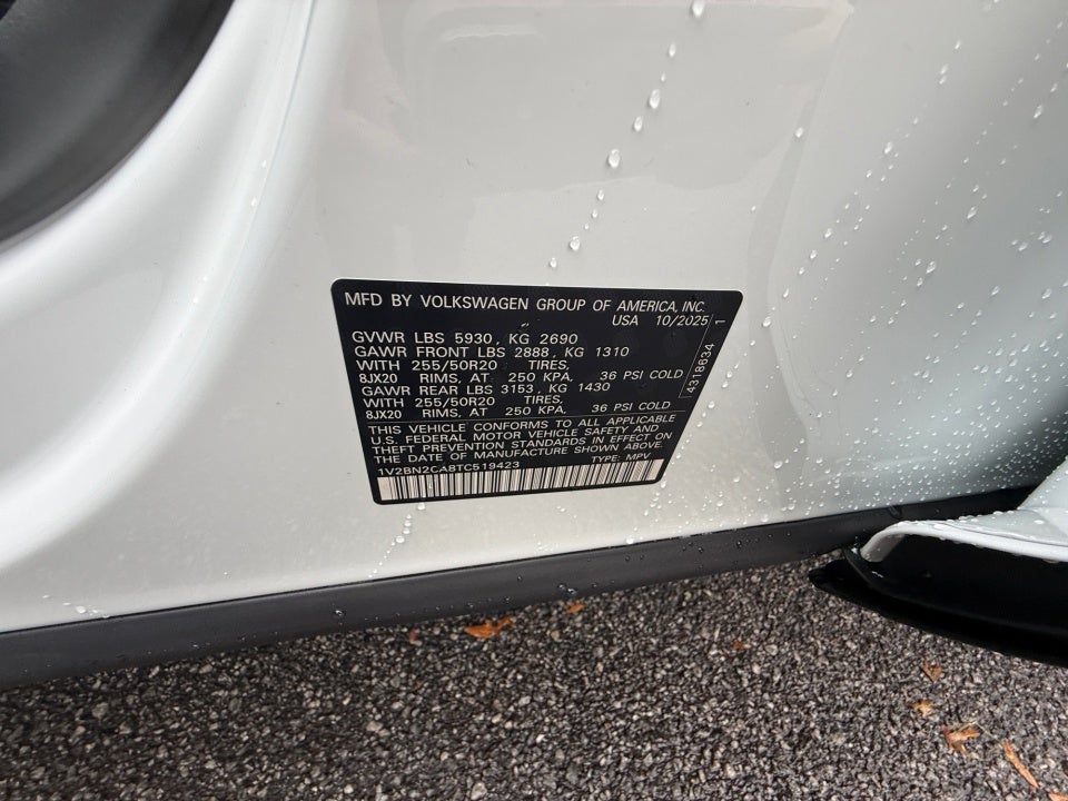 2026 Volkswagen Atlas 2.0T SEL