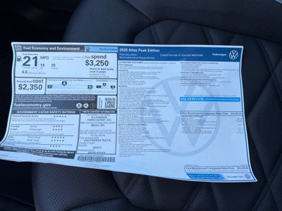 2026 Volkswagen Atlas Peak Edition