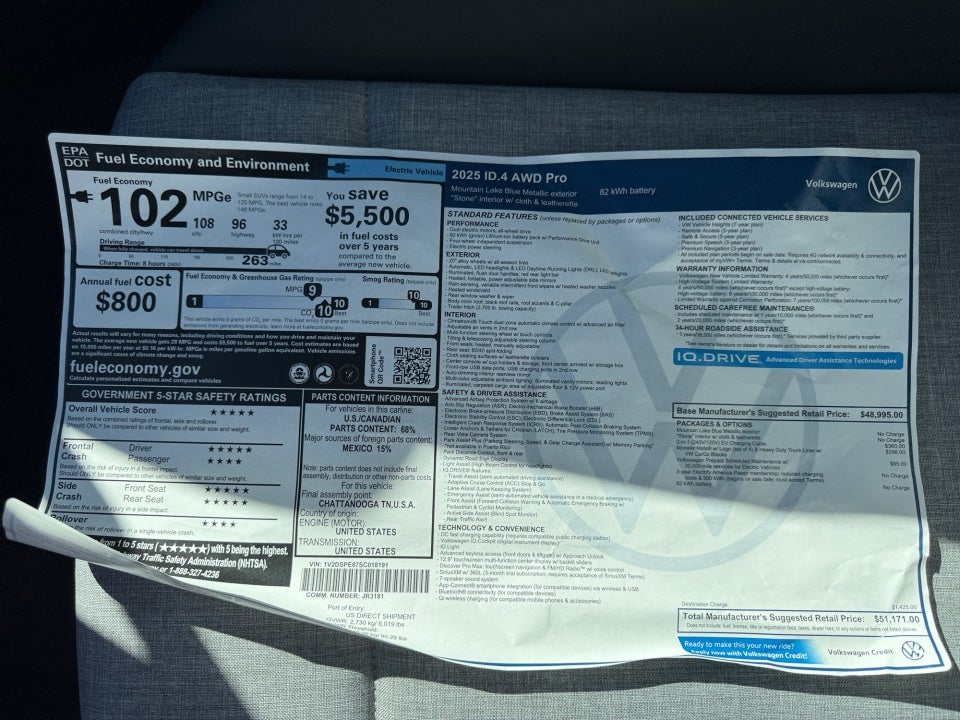 2025 Volkswagen ID.4 AWD Pro