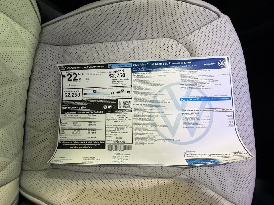 2026 Volkswagen Atlas Cross Sport SEL Premium R-Line