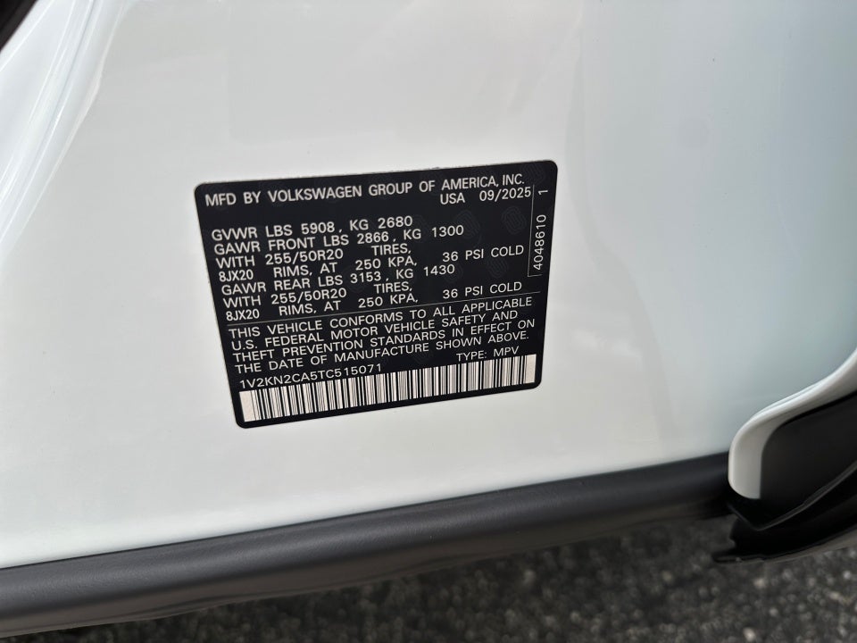 2026 Volkswagen Atlas 2.0T SE w/Technology