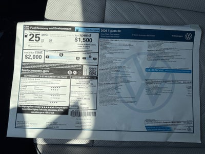 2026 Volkswagen Tiguan SE