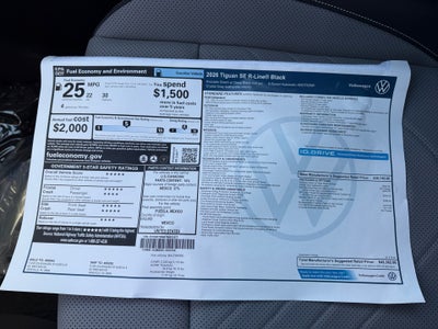 2026 Volkswagen Tiguan SE R-Line Black