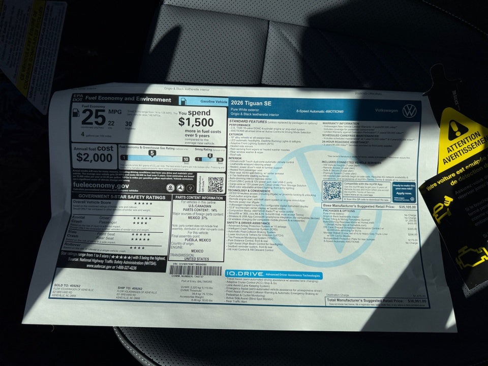 2026 Volkswagen Tiguan SE