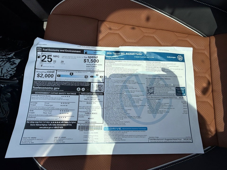 2026 Volkswagen Tiguan SEL R-Line Turbo