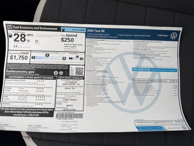 2026 Volkswagen Taos SE