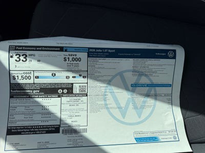 2026 Volkswagen Jetta Sport