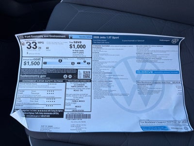 2026 Volkswagen Jetta Sport