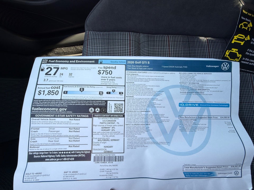 2026 Volkswagen Golf GTI S