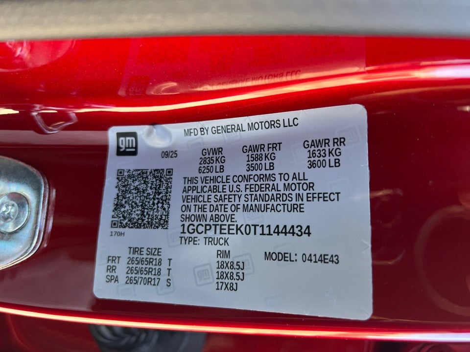 2026 Chevrolet Colorado Trail Boss, 4WD