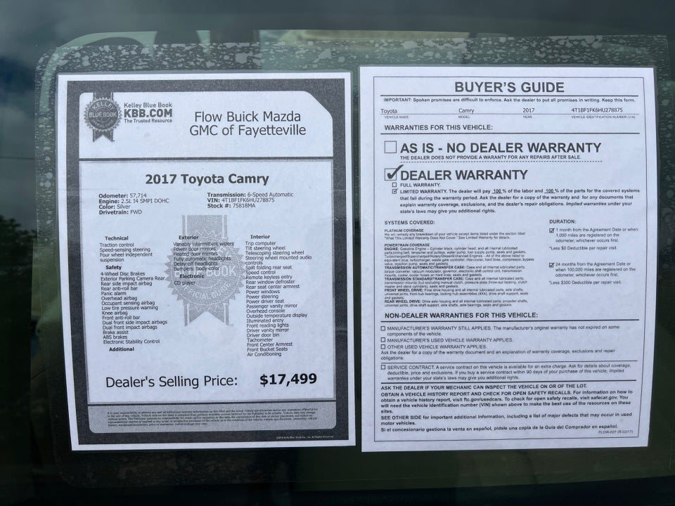 2017 Toyota Camry LE