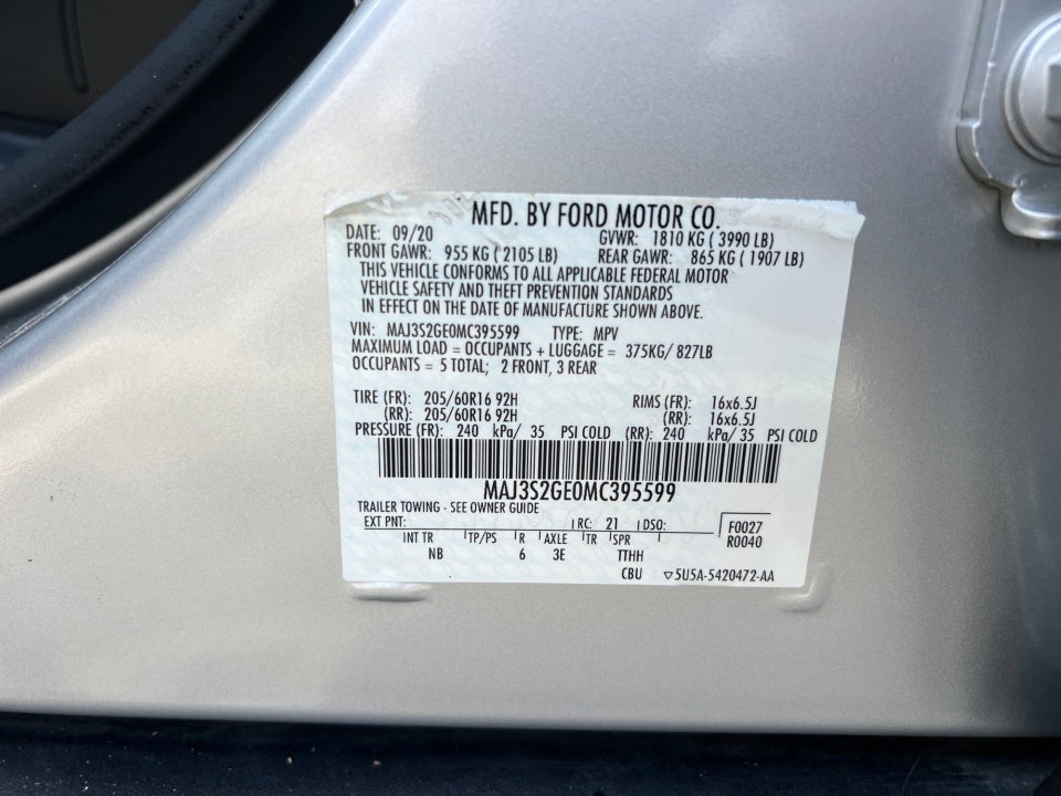 2021 Ford EcoSport SE