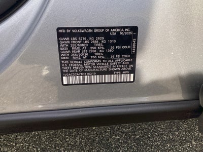 2026 Volkswagen Atlas Cross Sport 2.0T SEL R-Line Black