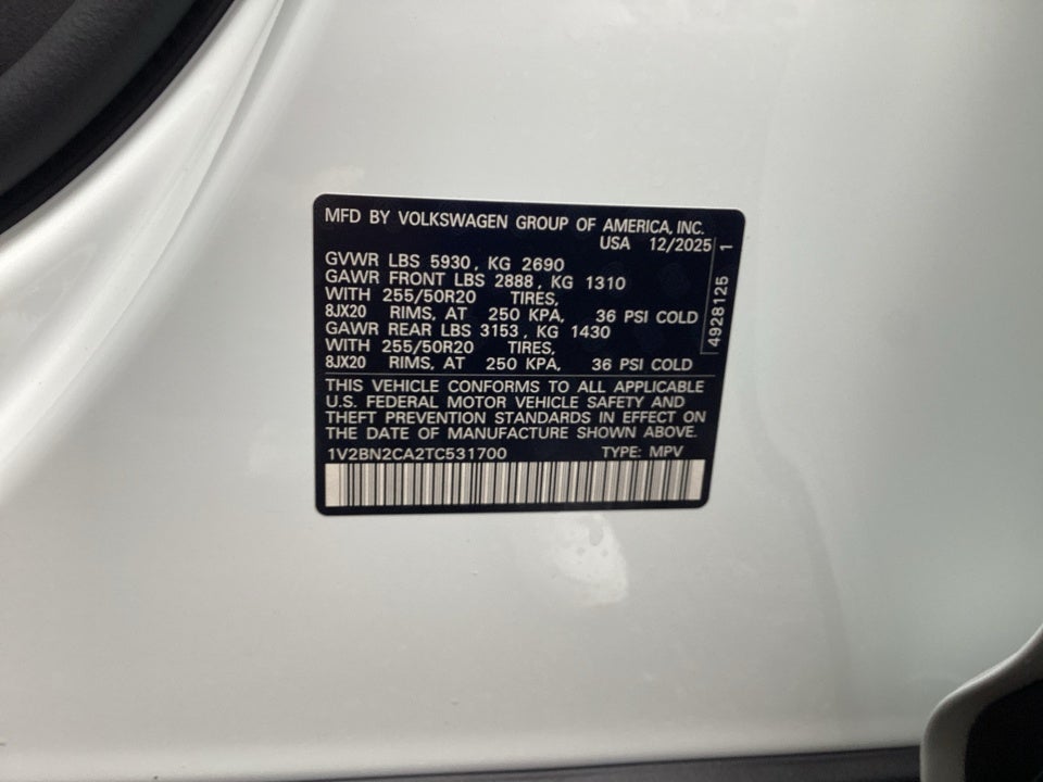 2026 Volkswagen Atlas SEL