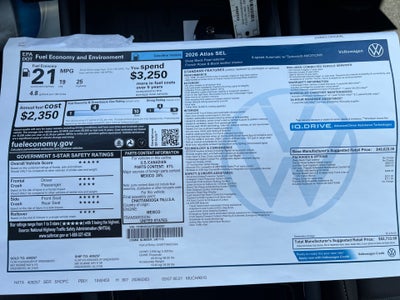 2026 Volkswagen Atlas SEL