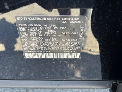 2026 Volkswagen Atlas SEL