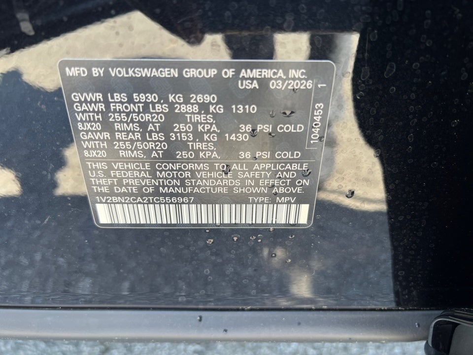 2026 Volkswagen Atlas SEL