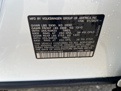 2026 Volkswagen Atlas SEL