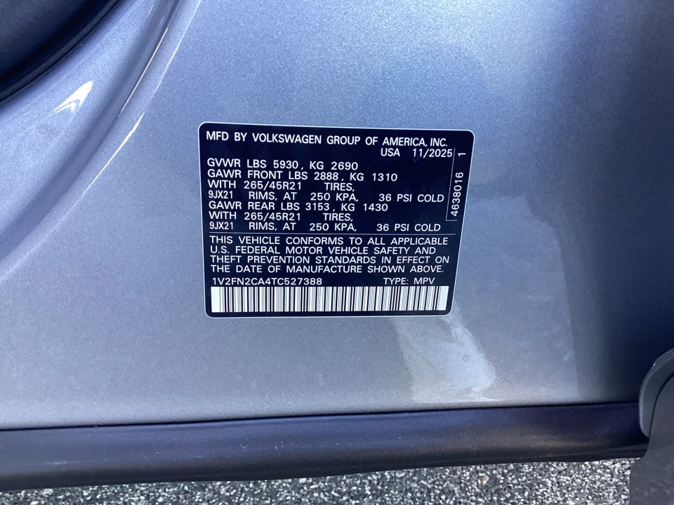 2026 Volkswagen Atlas SEL Premium R-Line