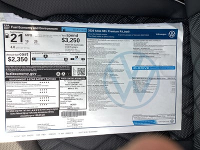 2026 Volkswagen Atlas SEL Premium R-Line