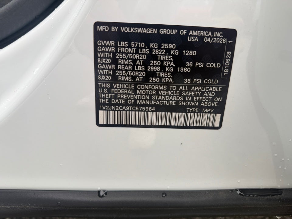 2026 Volkswagen Atlas 2.0T SE w/Technology