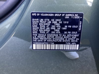 2026 Volkswagen Atlas Cross Sport 2.0T SE w/Technology