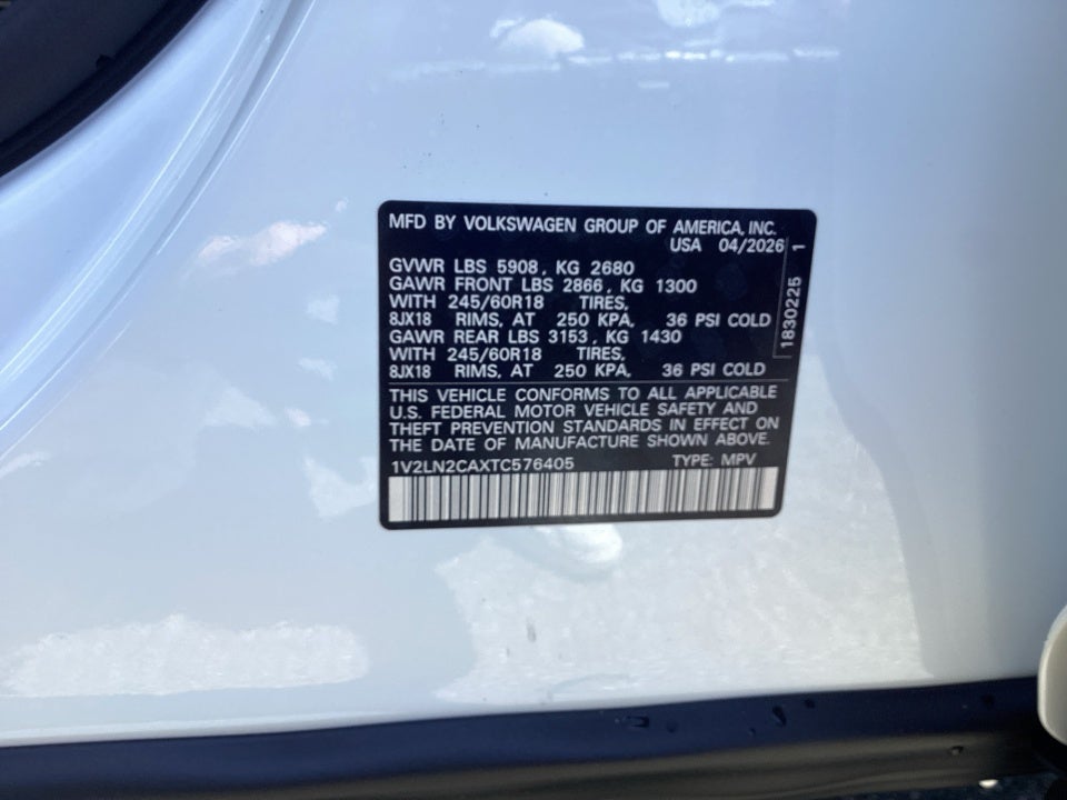 2026 Volkswagen Atlas 2.0T SE