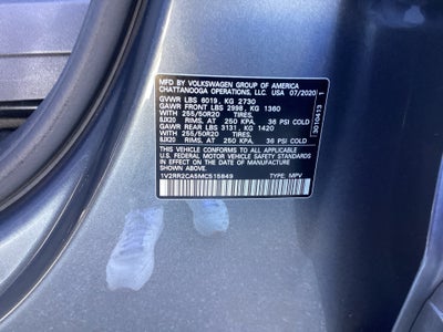 2021 Volkswagen Atlas 3.6L V6 SE w/Technology R-Line