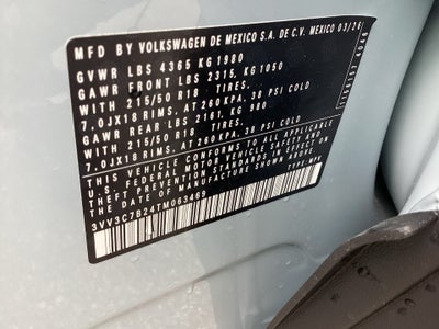 2026 Volkswagen Taos SE Black