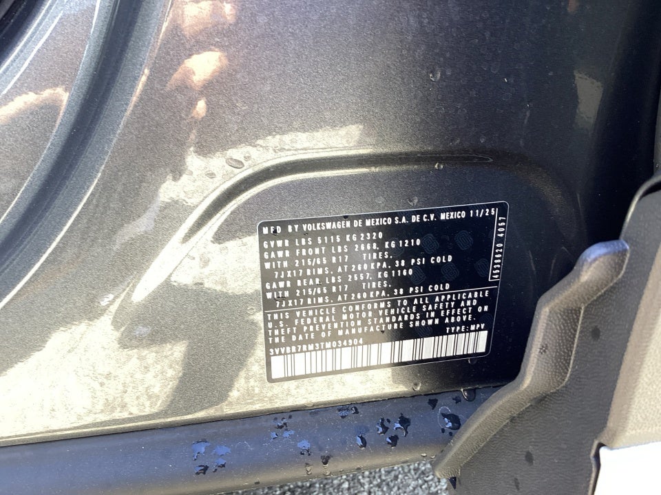 2026 Volkswagen Tiguan S