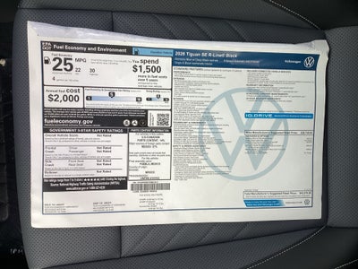 2026 Volkswagen Tiguan SE R-Line Black