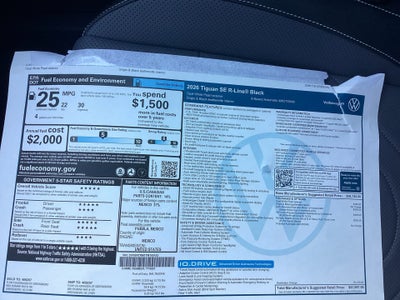 2026 Volkswagen Tiguan SE R-Line Black