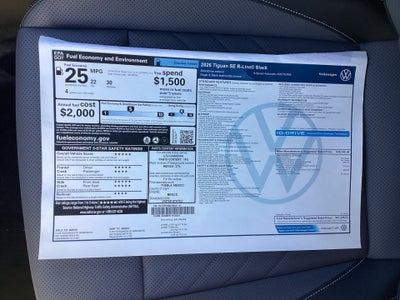2026 Volkswagen Tiguan SE R-Line Black