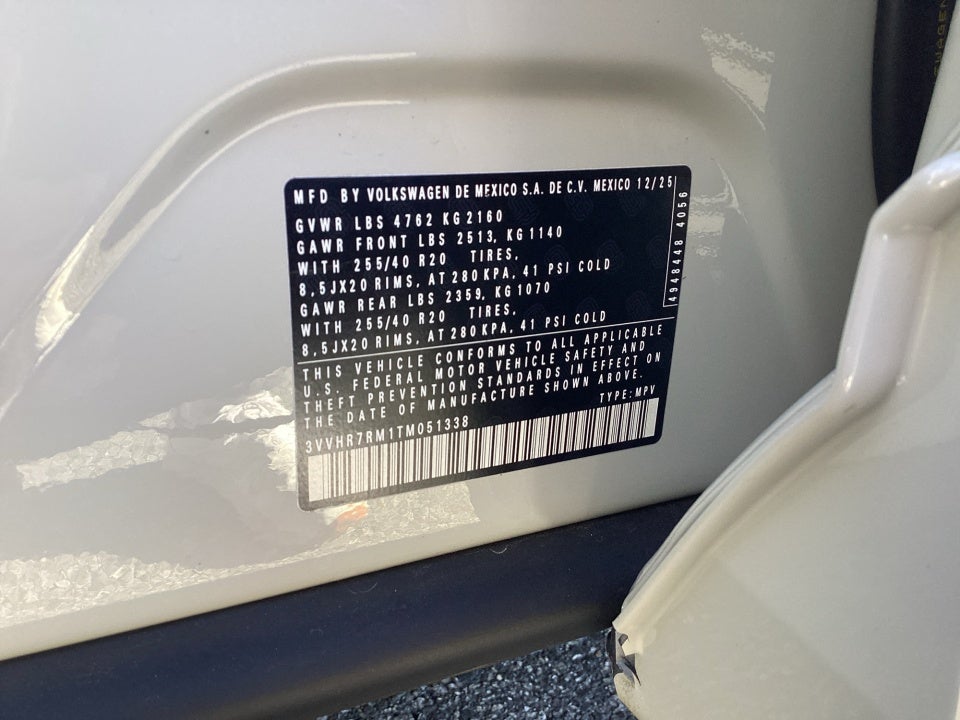 2026 Volkswagen Tiguan SE R-Line Black