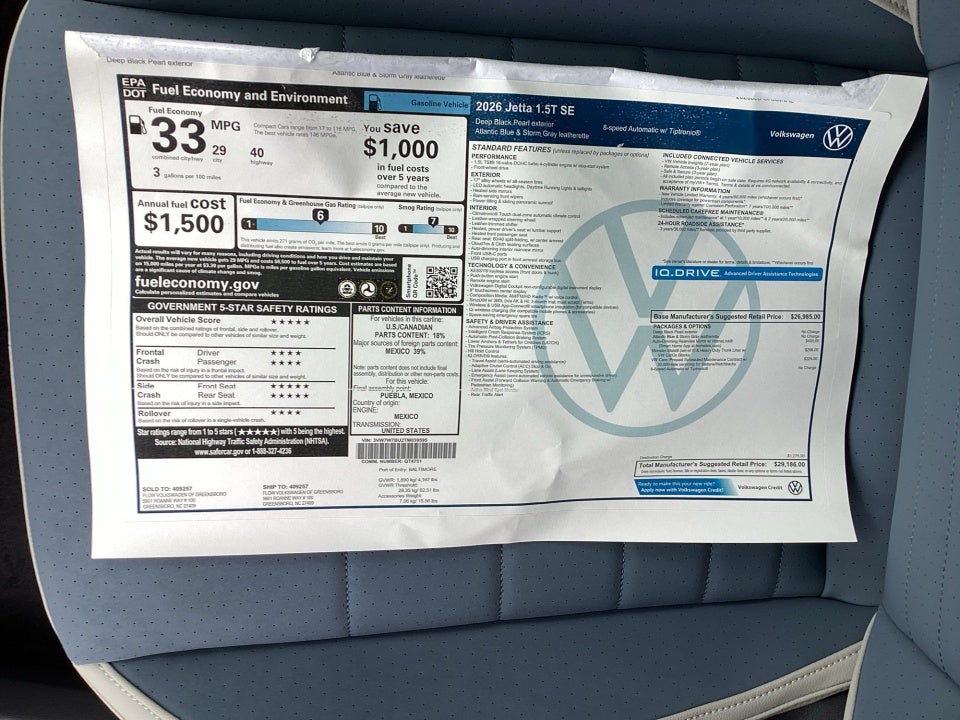 2026 Volkswagen Jetta SE