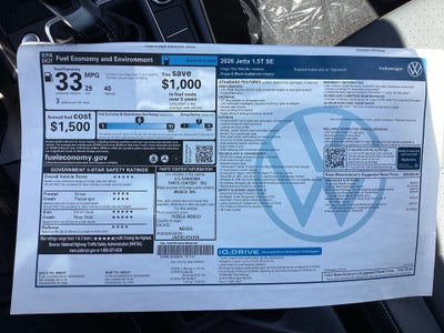 2026 Volkswagen Jetta SE