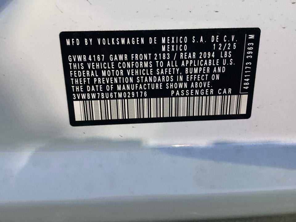 2026 Volkswagen Jetta Sport