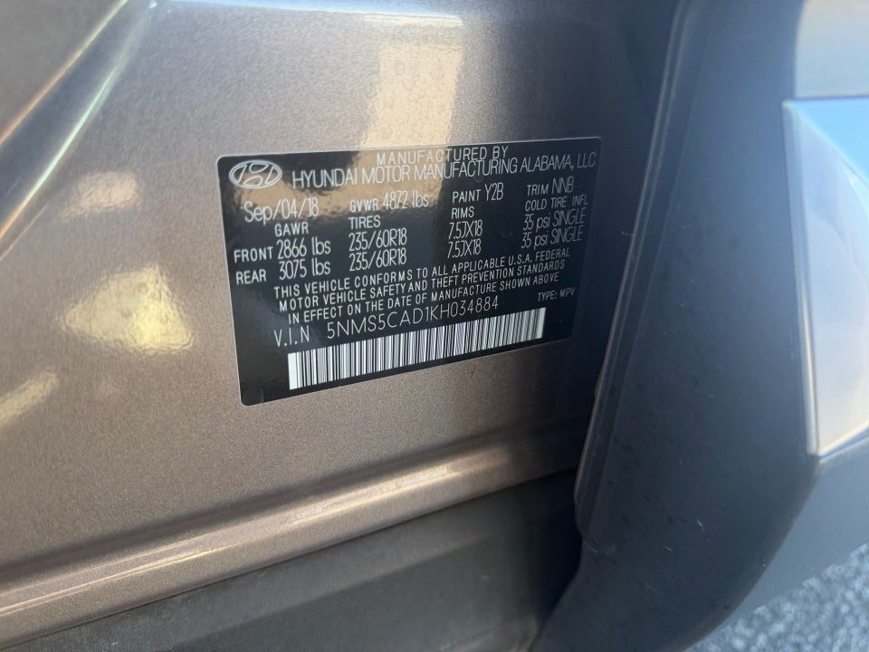 2019 Hyundai Santa Fe Limited