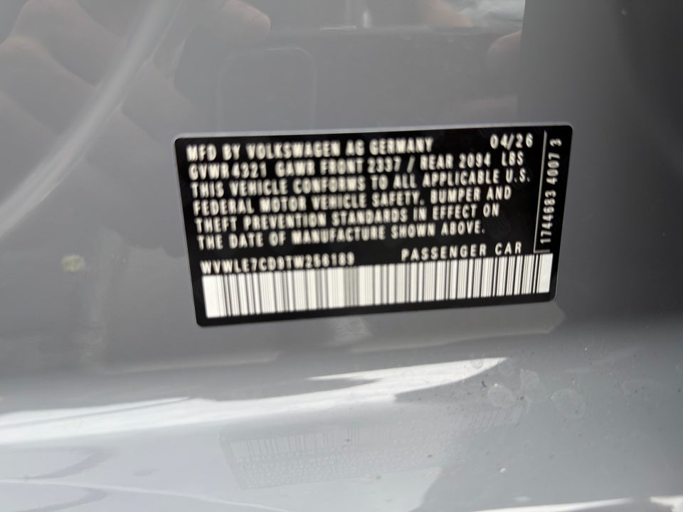 2026 Volkswagen Golf GTI S