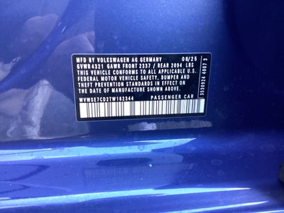 2026 Volkswagen Golf GTI SE