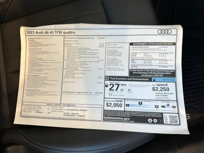 2023 Audi A6 Sedan Premium Plus