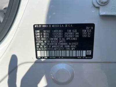 2018 Honda HR-V LX