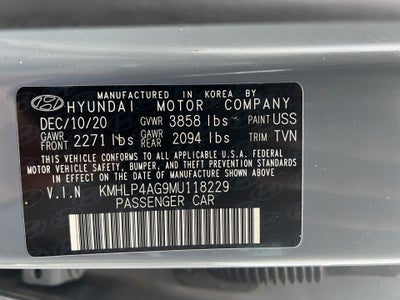 2021 Hyundai Elantra Limited